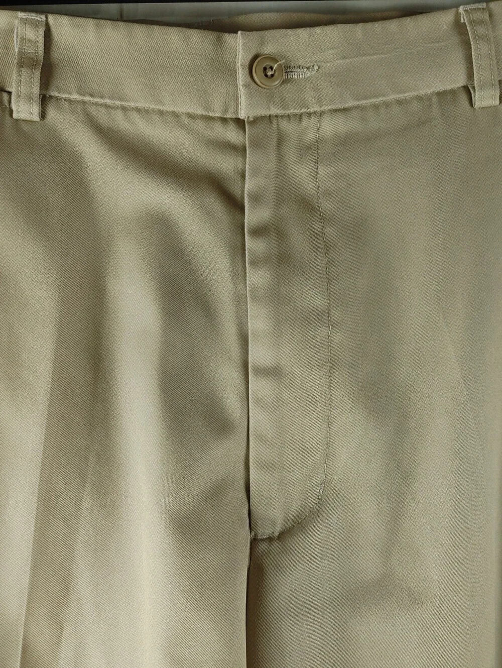 Ben Hogan Performance Golf Shorts Mens Khaki Beige Flat Front Casual 38